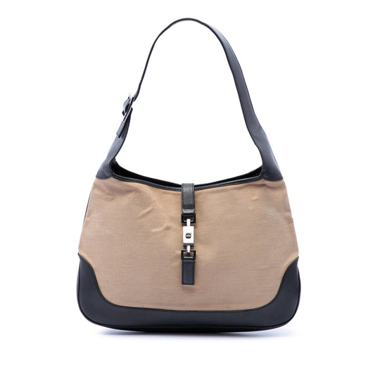 Gucci Jackie Beige Canvas