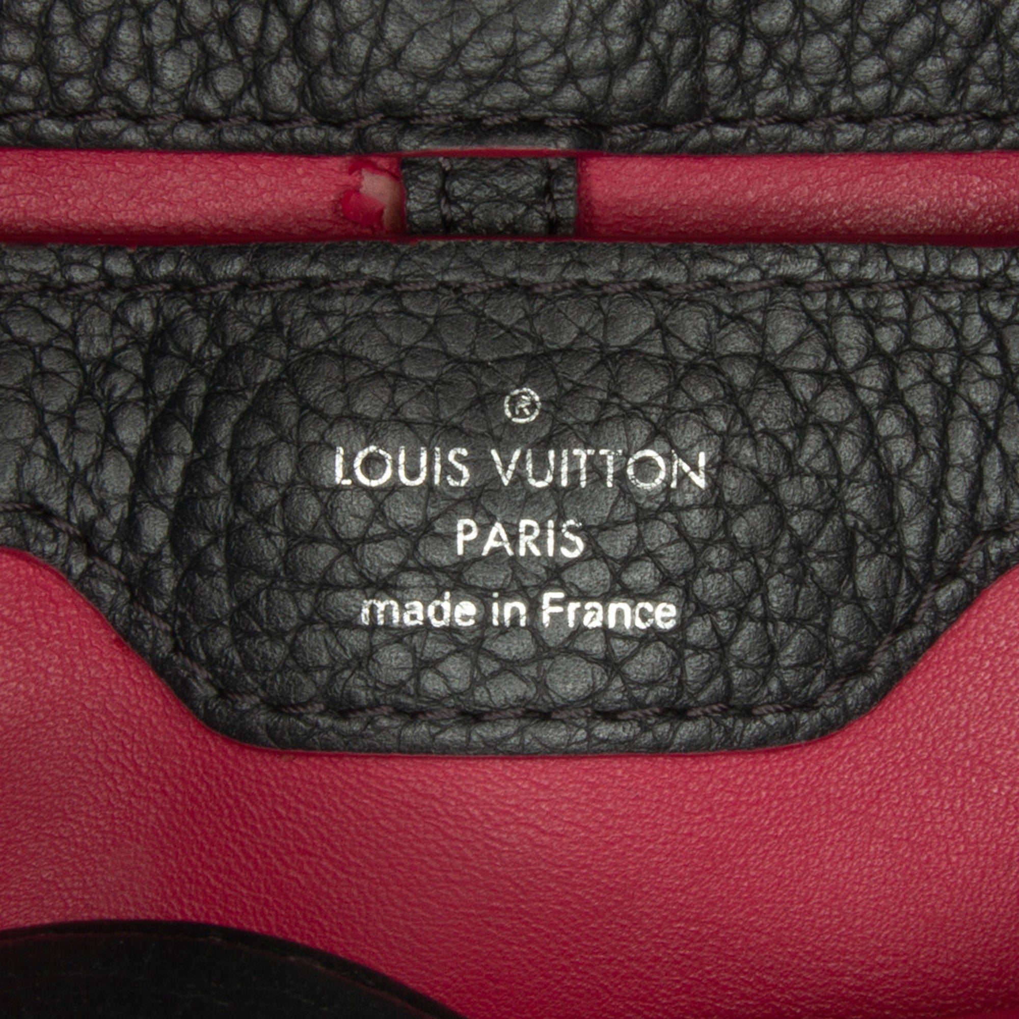 Louis Vuitton Capucines BB Black Taurillon Silver