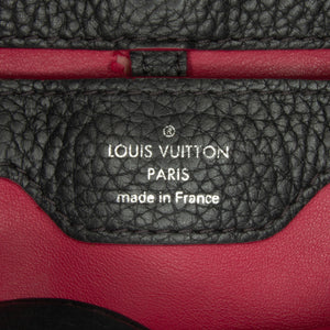 Louis Vuitton Capucines BB Black Taurillon Silver