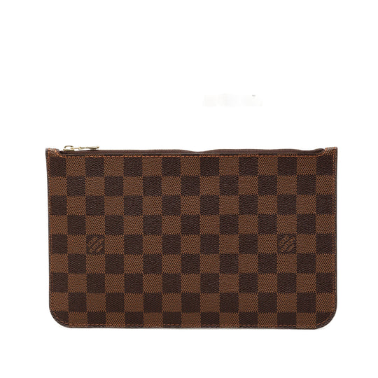 Louis Vuitton Neverfull Pochette Damier Ebene Canvas