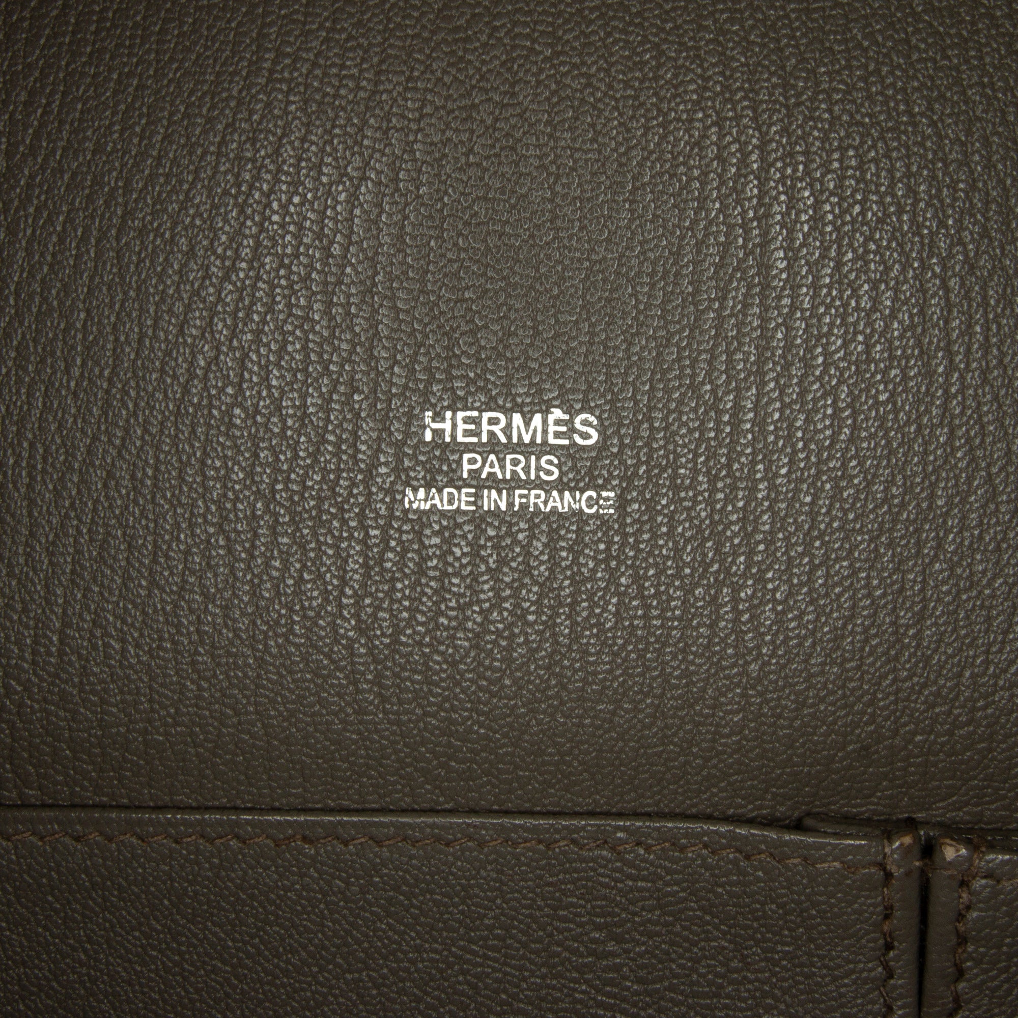 Hermès Jypsiere 34 Grey Clemence Palladium