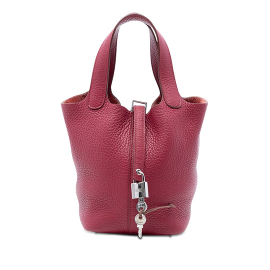 Hermès Picotin Lock 18 Red Clemence