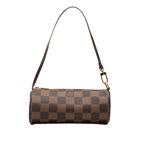 Louis Vuitton Papillon Pochette Damier Ebene Canvas
