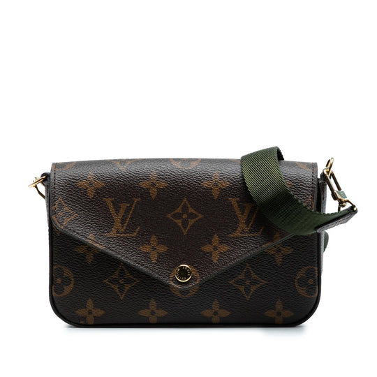Louis Vuitton Felicie Strap And Go Monogram Canvas