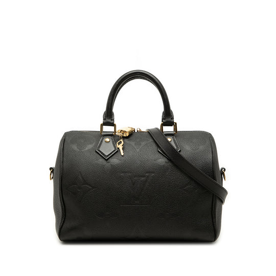 Louis Vuitton Speedy 25 Black Empreinte