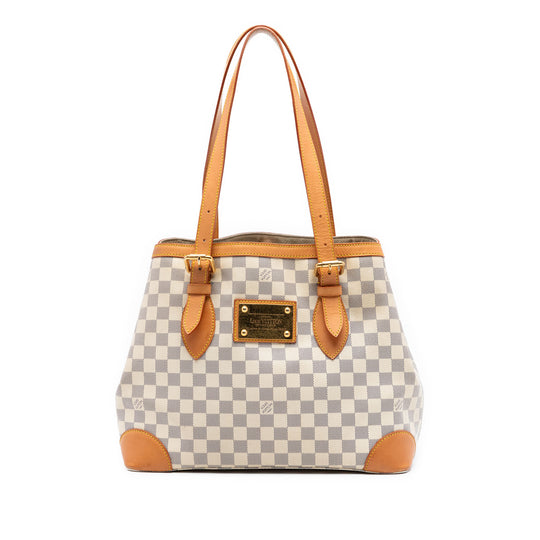 Louis Vuitton Hampstead MM Damier Azur Canvas