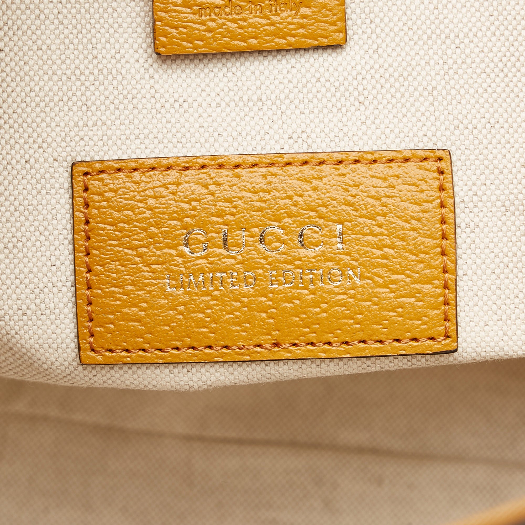 Gucci x Exo Kai Limited Tote Teddy Bear x GG Supreme Canvas