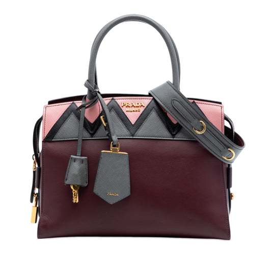 Prada Esplanade Medium Red Calfskin