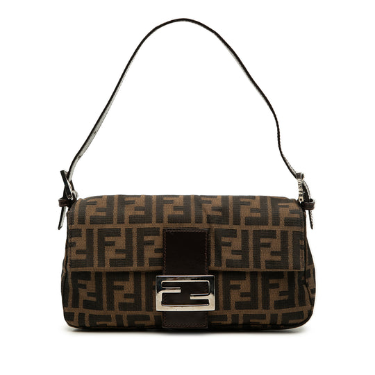 Fendi Zucca Baguette Brown Canvas