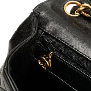 Chanel Classic Single Flap Jumbo Black Lambskin Gold