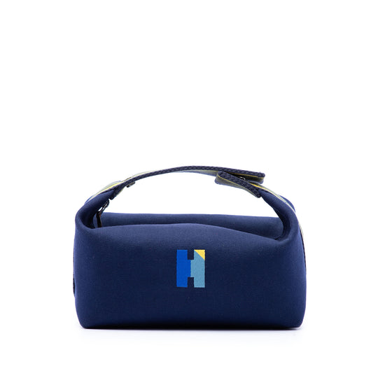 Hermès Bride-A-Brac Small Blue Canvas
