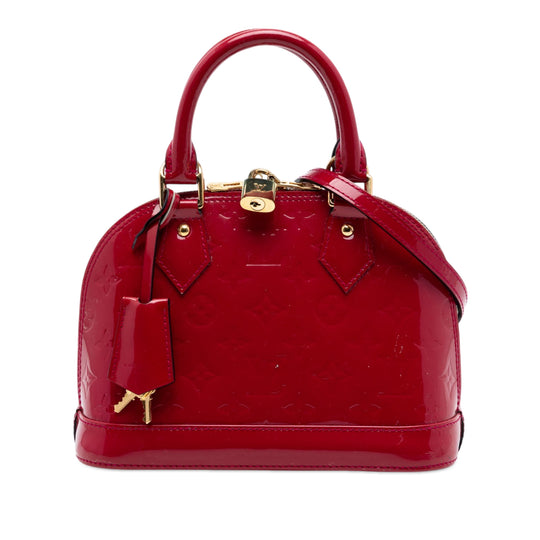 Louis Vuitton Alma BB Red Monogram Vernis