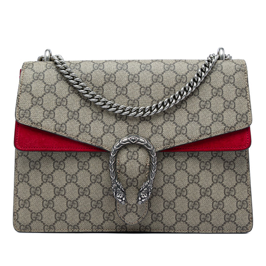 Gucci Dionysus Medium Beige Coated Canvas
