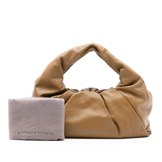Bottega Veneta The Shoulder Pouch Brown Lambskin