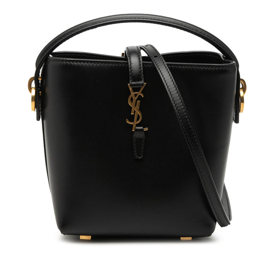Saint Laurent Le 37 Bucket Mini Black Calfskin
