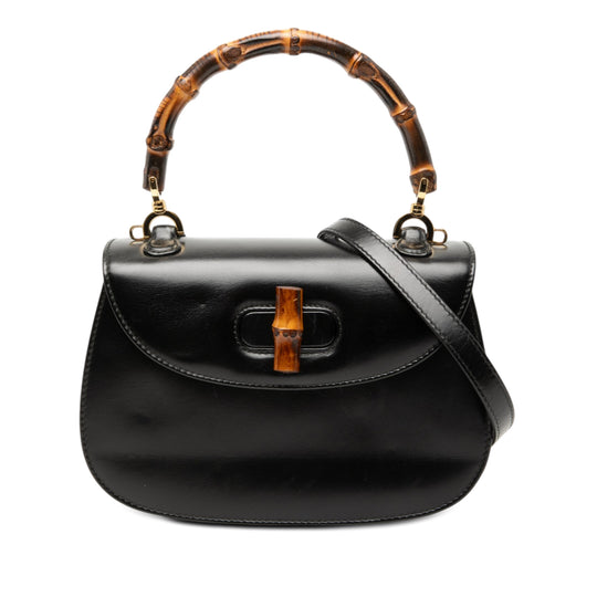 Gucci Bamboo Night Small Black Calfskin
