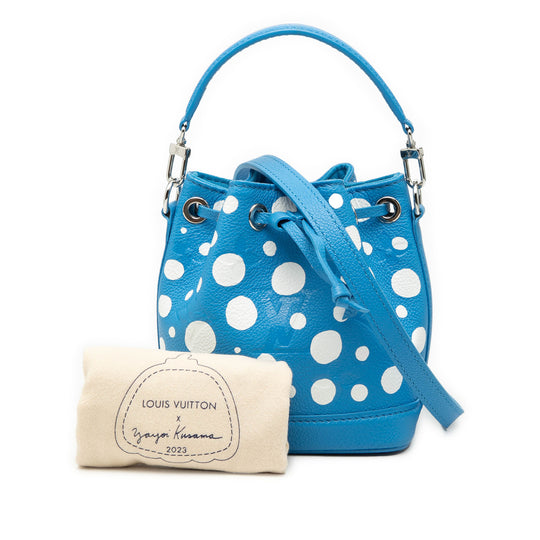 Louis Vuitton Nano Noé Nano Blue Infinity Dots Monogram Empreinte