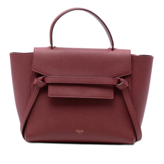 Celine Belt Bag Micro Red Calfskin