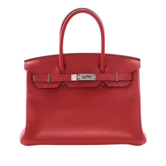 Hermès Birkin Retourne 30 Red Clemence Calfskin