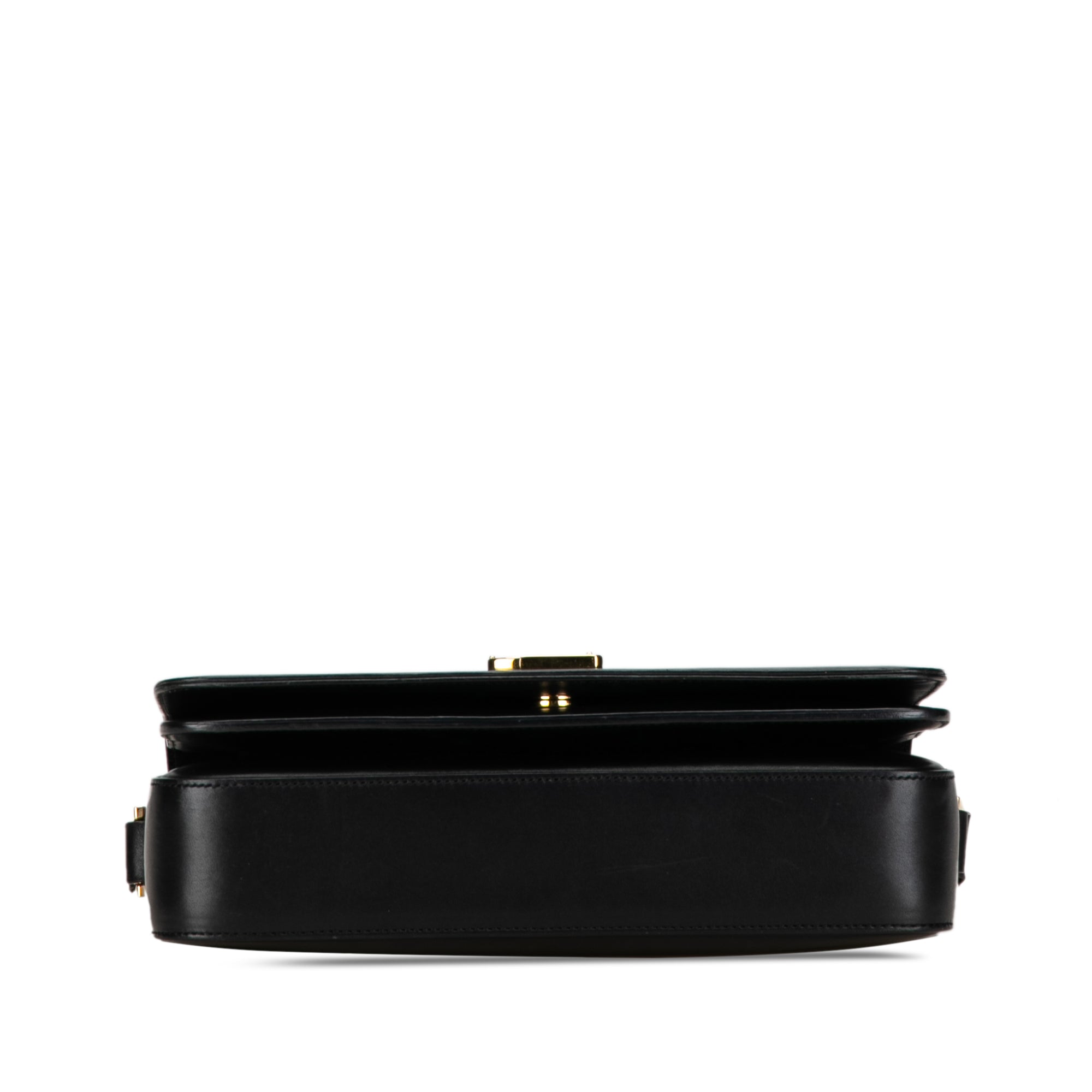 Yves Saint Laurent Universite Bag Medium Black Leather