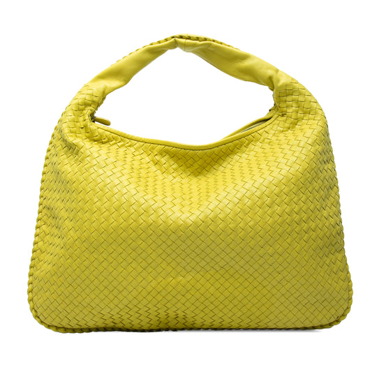 Bottega Veneta Veneta Hobo Large Yellow Nappa Intrecciato