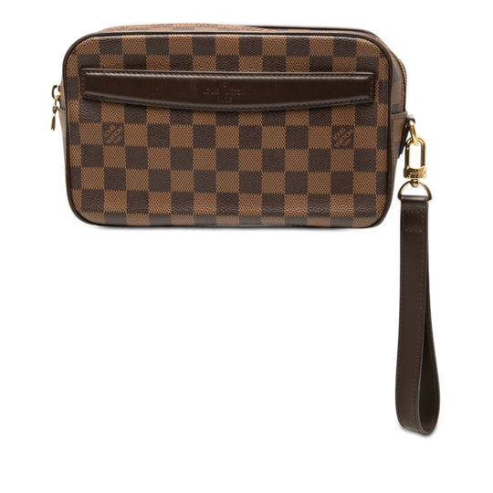 Louis Vuitton Pochette Saint Paul Damier Ebene Canvas