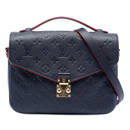 Louis Vuitton Pochette Métis Blue Monogram Empreinte