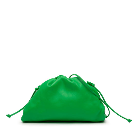 Bottega Veneta The Mini Pouch Mini Green Lambskin