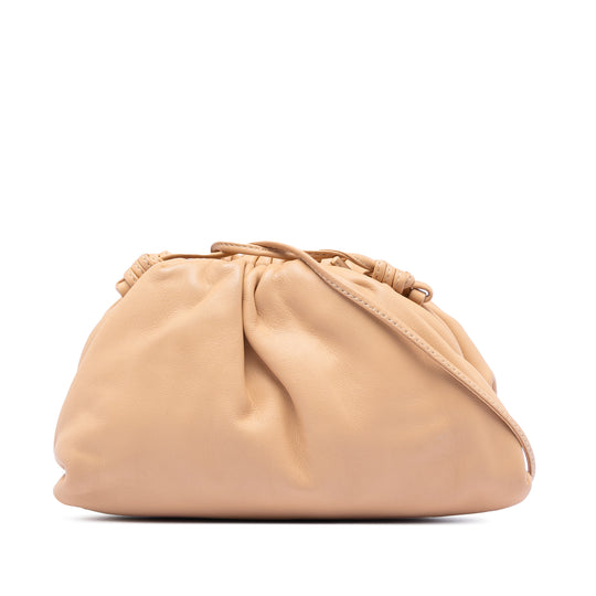 Bottega Veneta The Mini Pouch Brown Lambskin