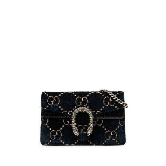 Gucci Dionysus Mini Blue Velvet Silver