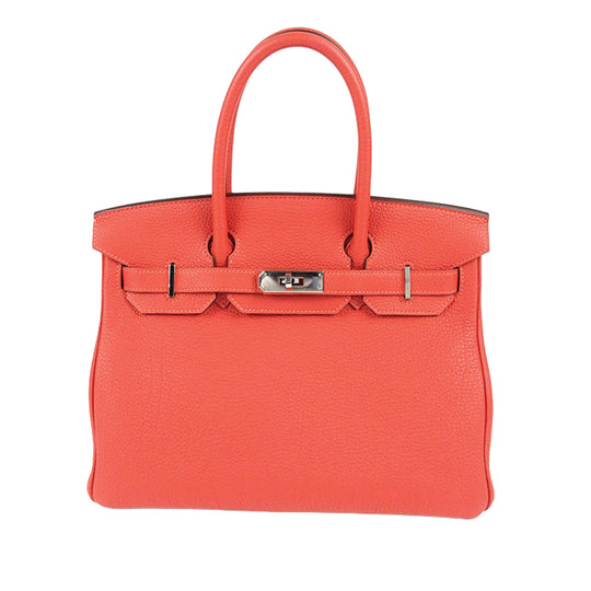 Hermès Birkin Retourne 30 Rouge Pivoine Togo