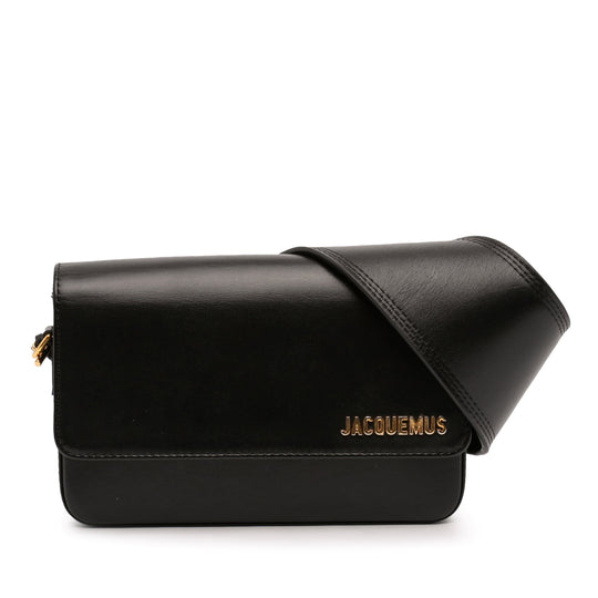 Jacquemus Le Carinu Black Calfskin