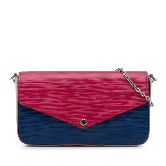 Louis Vuitton Pochette Felicie Tricolore Epi Tricolore