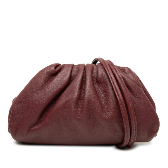 Bottega Veneta The Extra Mini Pouch Mini Red Lambskin