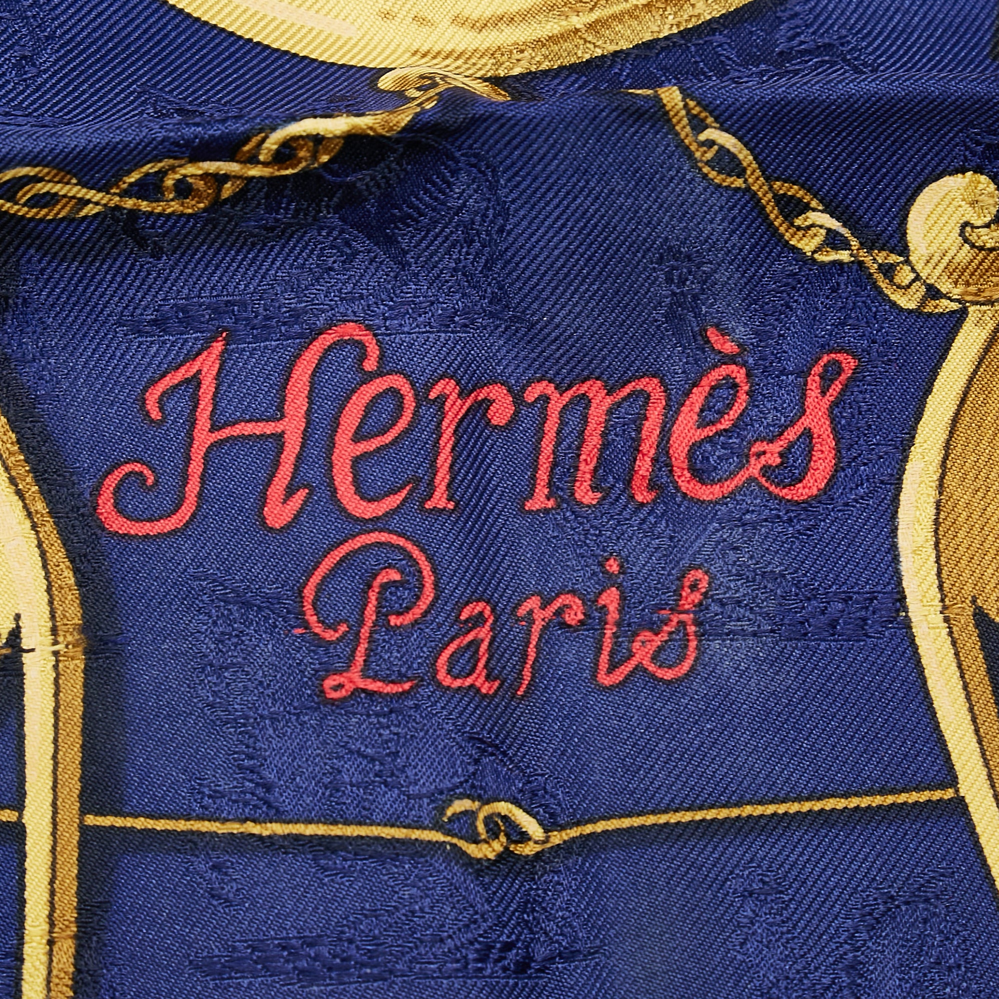 Hermès Silk Scarf 90 Par Mefsire Antoine De Plvvinel