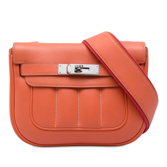 Hermès Berline Mini Orange Swift Leather