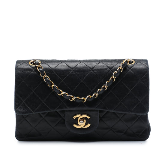 Chanel Classic Double Flap Small Black Lambskin Gold