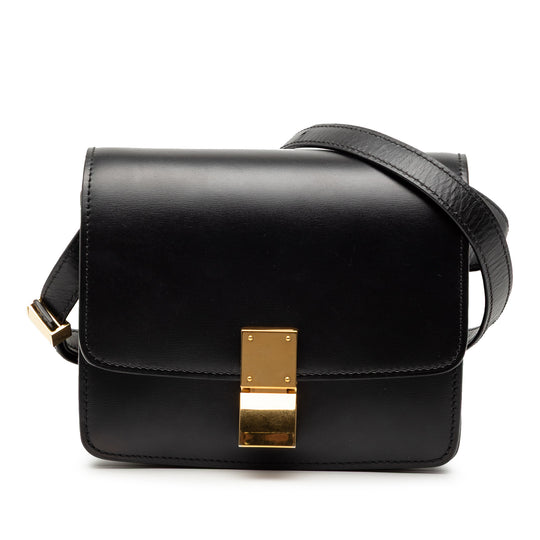 Celine Classic Box Small Black Leather
