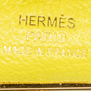 Hermès Kelly To Go Yellow Lime Chevre Mysore