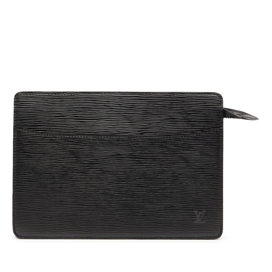 Louis Vuitton Pochette Homme Black Epi