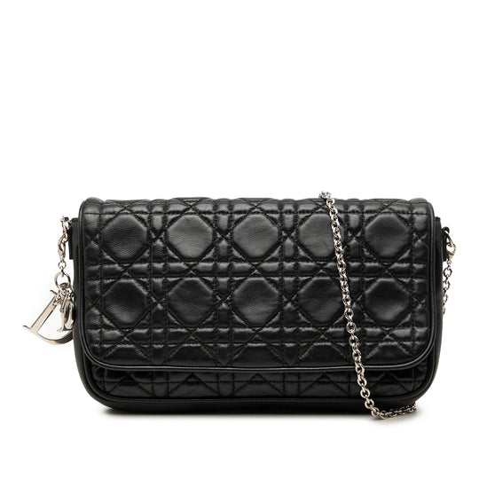 Dior Lady Dior Black Quilted Lambskin