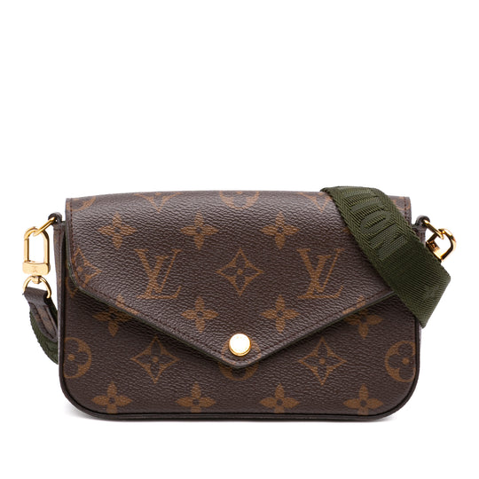 Louis Vuitton Felicie Strap And Go Monogram Canvas