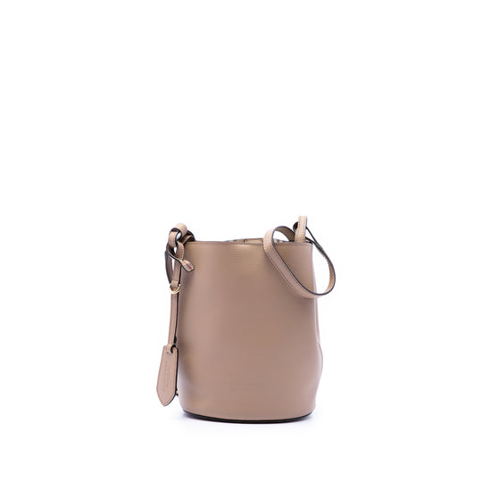 Burberry Lorne Bucket Brown Calfskin