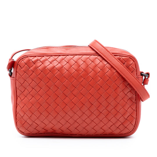 Bottega Veneta Nodini Small Orange Nappa Intrecciato