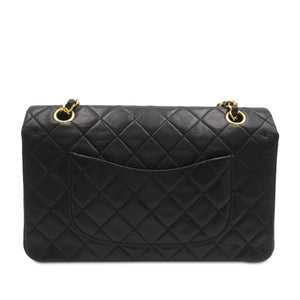 Chanel Classic Double Flap Medium Black Lambskin Gold