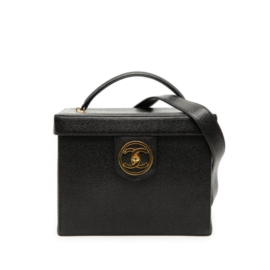 Chanel Vanity Box Black Caviar