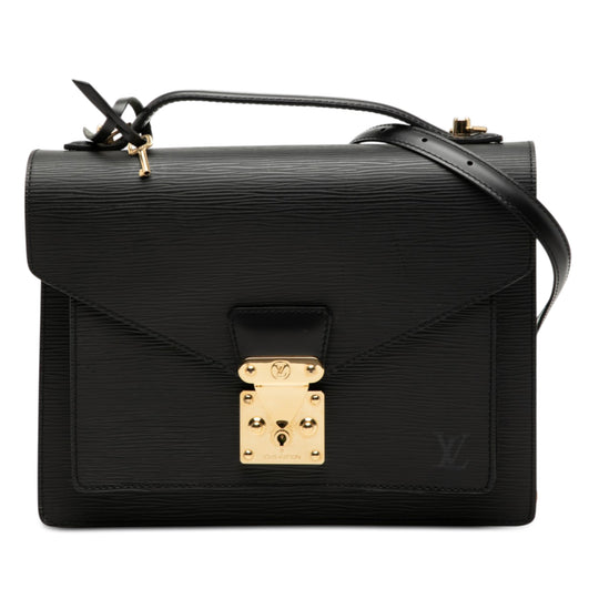 Louis Vuitton Monceau 28 Black Epi