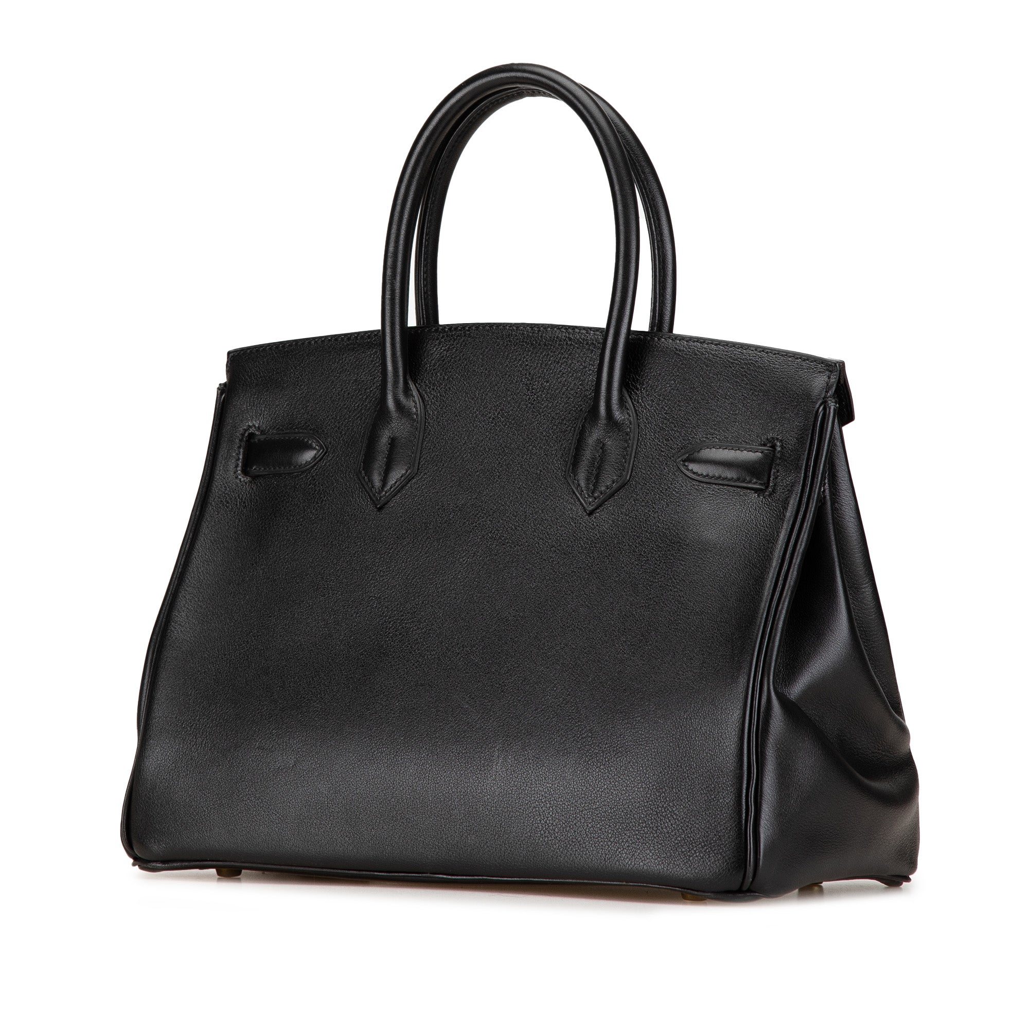 Hermès Birkin Retourne 30 Noir Swift Gold