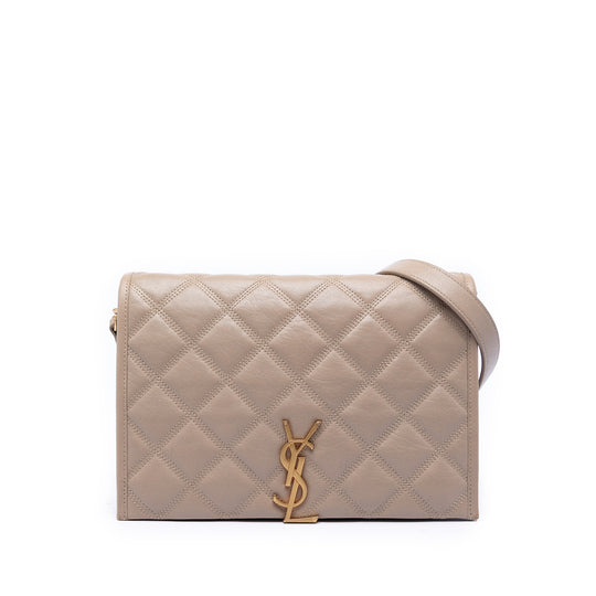 Saint Laurent Becky Mini Beige Lambskin