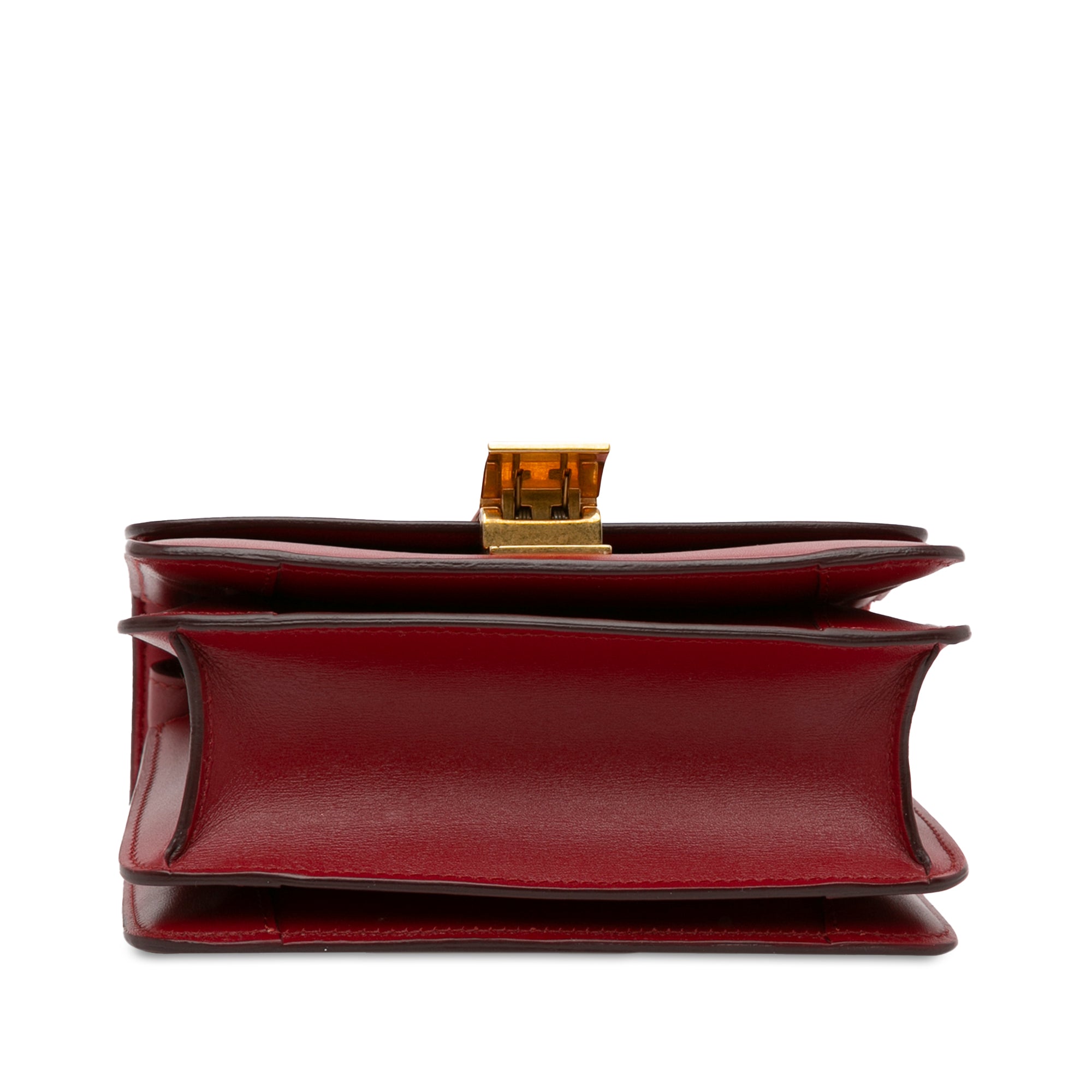 Celine Classic Box Small Red Calfskin